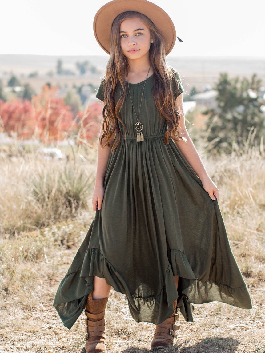 Joyfolie Braelyn Dress In Olive Size 5 | Nwt